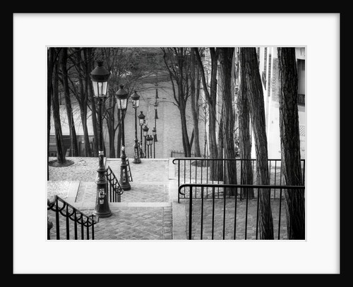 Staircase in Montmartre, Paris by Assaf Frank